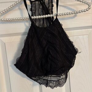 Aerie Black Lace Camisole